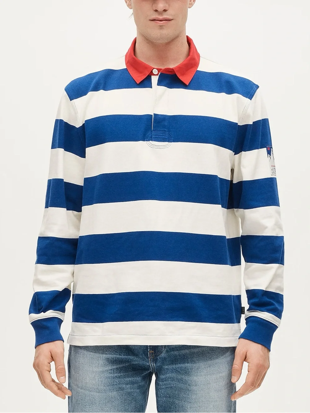 J. CREW U.S. Ski & Snowboard by J.Crew rugby shirt in stripe Size L $128 CQ461
